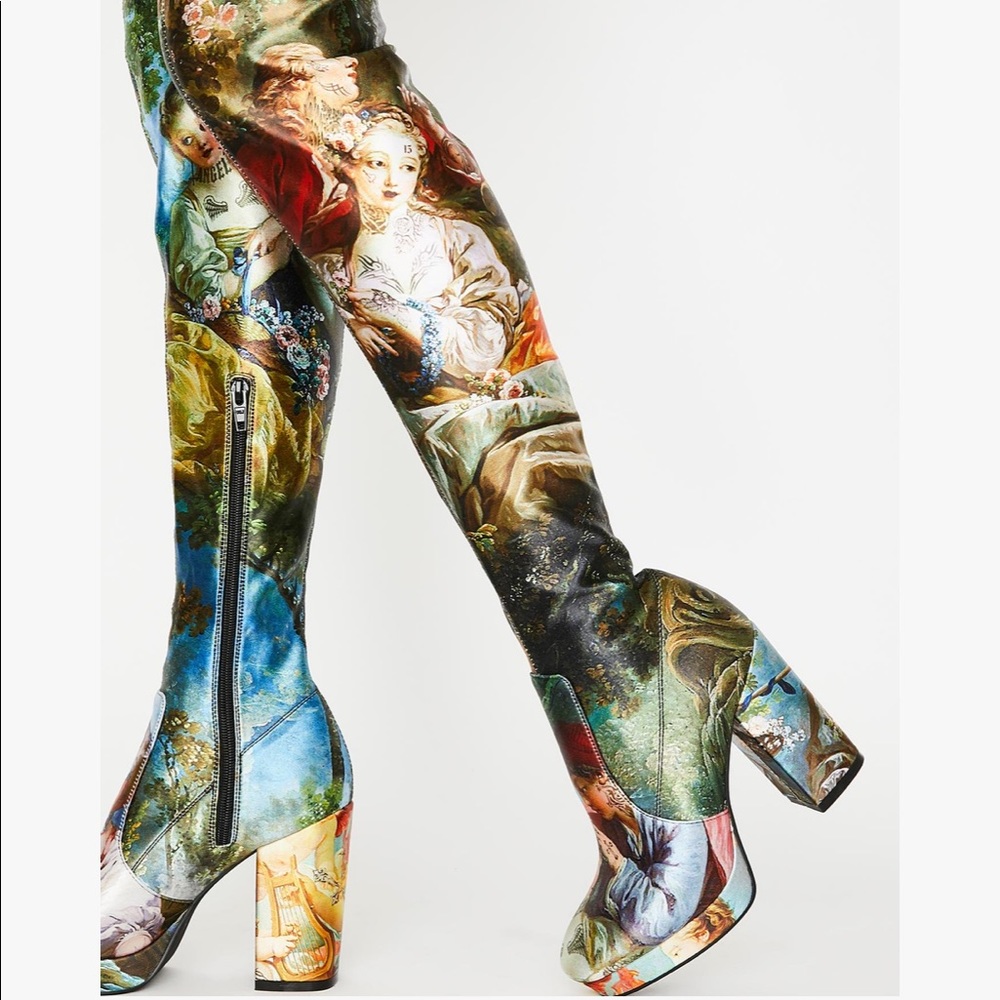 DaVinci’s Angels Thigh High Boots